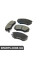 BP3146 BREMSI Гальмівні колодки перед. Hyundai Tucson 04-10/Kia Sportage 04-(mando) з датчиком