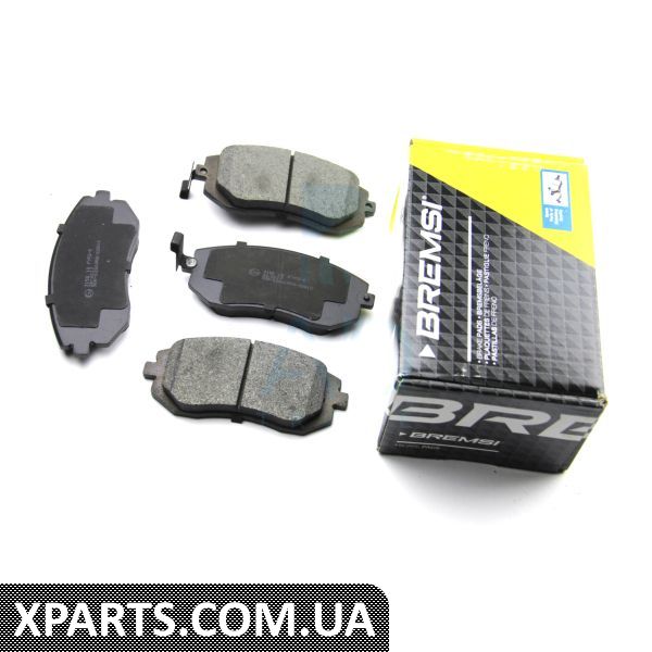 BP3158 BREMSI Гальмівні колодки перед. Subaru Impreza 02-/Forester 02- (akebono)