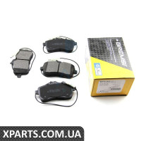 BP3182 BREMSI Гальмівні колодки перед. Peugeot 407 04-(TRW) (131,4x66,8x19,5)