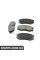 BP3303 BREMSI Гальмівні колодки перед. Chevrolet Captiva 06- (akebono)