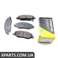 BP3335 BREMSI Гальмівні колодки перед. Nissan Micra 03-10/Note 06-12 (sumitomo)