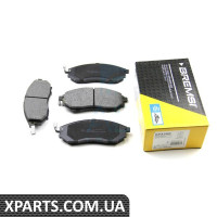 BP3350 BREMSI Гальмівні колодки перед. Nissan Qashqai 07-13/Pathfinder 05- (sumitomo)