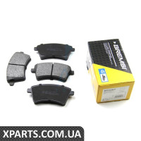 BP3367 BREMSI Гальмівні колодки перед. Kangoo 08- (R15/R16)