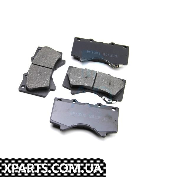 BP3381 BREMSI Гальмівні колодки перед. Toyota Land Cruiser 08-(advics)