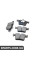 BP3453 BREMSI Гальмівні колодки перед. BMW 1/2/3/4/X3/X4 10-