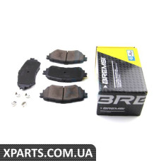 BP3554 BREMSI Гальмівні колодки перед. Mazda 6 12- (Akebono)