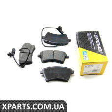 BP3562 BREMSI Гальмівні колодки перед. Kangoo 08- (R15/R16) (з датчиком)
