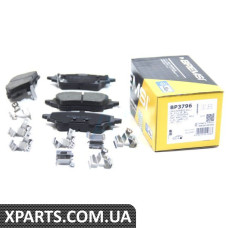 BP3796 BREMSI Гальмівні колодки зад. Toyota Camry 17-/Rav4 18-/Lexus RX 15-