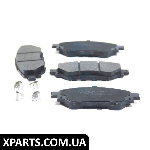 BP3838 BREMSI Гальмівні колодки перед. Toyota Hilux VIII 15-