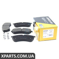 BP3846 BREMSI Гальмівні колодки перед. VW Crafter 2.0TDI/Man TGE 16- (163.6x67.4x20.7)