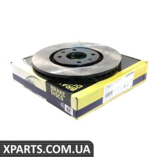 CD6841V BREMSI Гальмівний диск перед. Peugeot 406/Citroen Xantia 95- (283x26) (вент.)