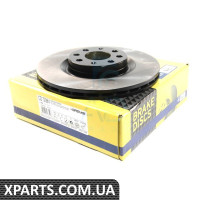 CD7298V BREMSI Гальмівний диск перед. Corsa D 06-/Punto/Grande/Evo 05- (284x22)
