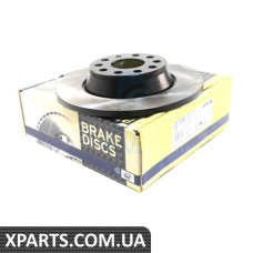 CD7306S BREMSI Гальмівний диск зад. A3/Octavia/ Golf V-VI/Superb/Passat 03- (282x12)
