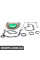 CK0513 BGA Комплект прокладок Fiesta/Focus/Mondeo 1.25-1.6 02- (нижній)