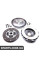 CK10006F NATIONAL Комплект для переобладнання Caddy 1.9/2.0 TDI 07- (240mm)(суцільний+к-кт зчепл.) Крім Touran 2.0TDI