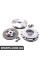 CK10097F NATIONAL Комплект для переобладнання T4 2.5TDI 96- (ACV) (228mm)(суцільний+к-кт зчеплення)
