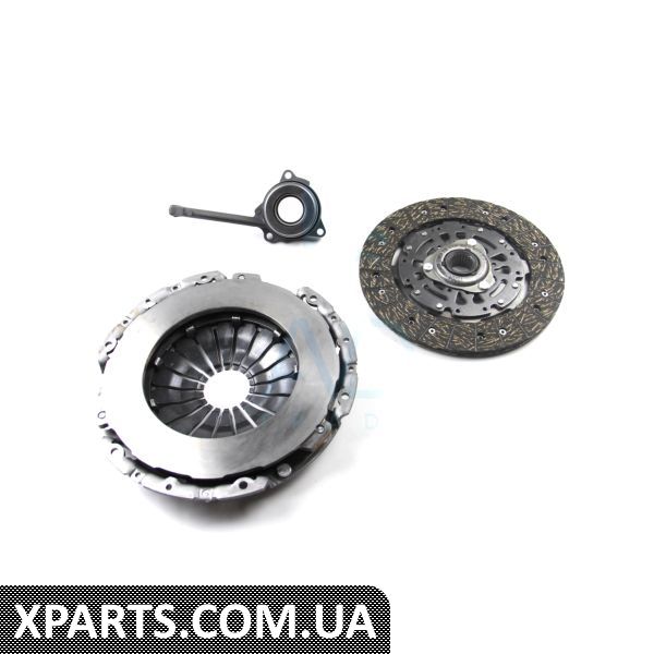 CK1020415 NATIONAL Комплект зчеплення T5 2.5TDI (AXD/96kw) 03-09 (240mm)(+вижим.регулятор)