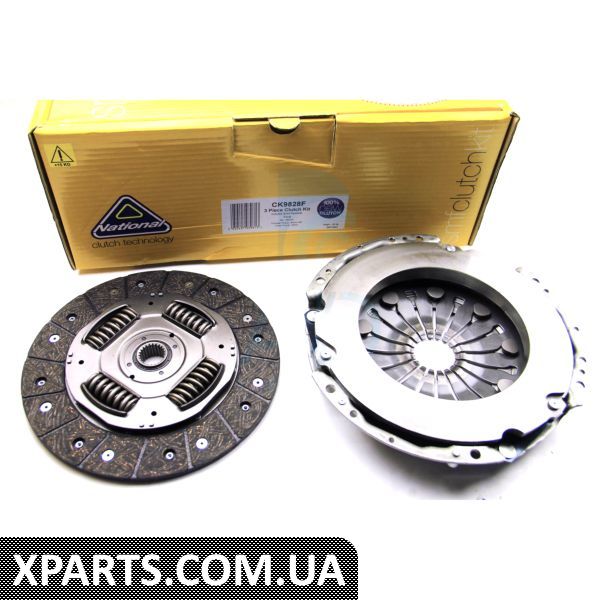 CK9828F NATIONAL Комплект для переобладнання Transit (V184) 2.0TDCi 00- (254mm)(суцільний+к-кт зчеплення)