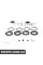 D41809C AUTOFRENSEINSA Ремкомпл. суппорта перед 4 Runner/Cruser 80 (45mm) 90-02 (з поршнем 4 шт)