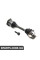 DS0118 BGA Піввісь A4 1.8-3.0 08-15 (42z/465mm +ABS 45z) Л.
