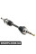 DS9505LA BGA Піввісь Astra 98-07 1.7CDTi/Astra/Vectra/Zafira 1.8i 99-05 (33/22 + ABS 29z) 596mm Л.