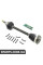 DS9606L BGA Піввісь Caddy 1.9TDI -04/Golf/Jetta 1.8i -92 (22z/520mm) Л.