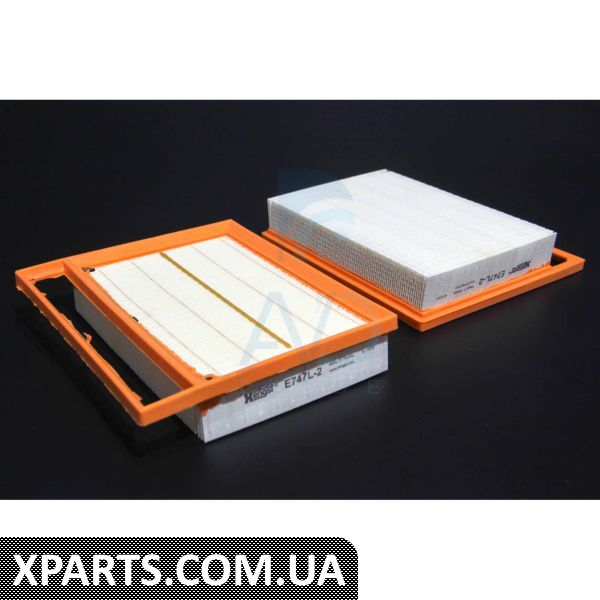 E747L2 HENGSTFILTER Фільтр повітряний MB W220/221/222/463 M275/277/279 02- (к-кт 2 шт)