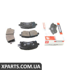 FDB1327 FERODO Гальмівні колодки передні SUBARU FORESTER/IMPREZA/LEGACY II/III 1.6-3.0i 94- (AKEBONO)