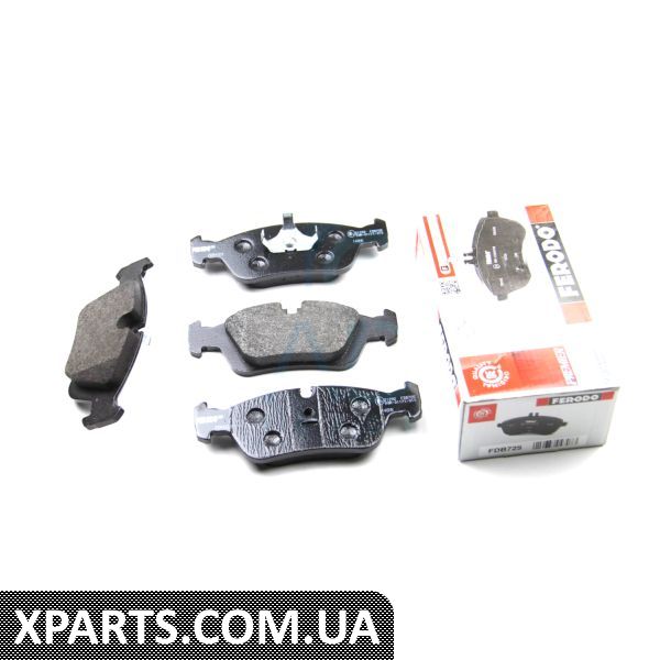 FDB725 FERODO Колодки передні тормозні BMW 3 (E36/E46) 94-07 (ATE)