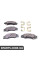 KBP4003 KAVOPARTS Колодки гальмівні передні Cerato 04-