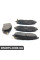 KBP8020 KAVOPARTS Гальмівні колодки перед. Subaru Legacy IV/Outback 03- (akebono)