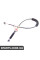 RM4343 GOODREM Трос кулісі Megane II 02- Л. (6 ст.КПП) (1164/847)