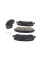 Колодка гальм. диск. NISSAN QASHQAI, передн. ABS 37625