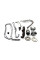 Комплект ланцюга ГРМ BMW X5(E53)/5(E39) 4.4i (дв. M62 B44) BGA TC0903FK