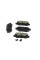 Тормозные колодки зад. Toyota Corolla 00-07 (TRW) (37,9x95,7x16,3)  BREMSI BP3070