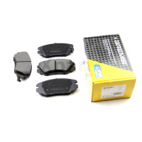 Гальмівні колодки перед. Hyundai Tucson 04-10 (mando) (131,5x60,2x17,5) BREMSI BP3401