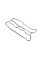 Прокладка впускного колектора Caddy II/III/Golf IV/V/VI 1.6 i 00- DPH 1303275