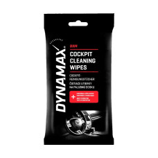 Вологi салфетки для очищення пластику DXI4 COCKPIT CLEANING WIPES (24шт) DYNAMAX 618504