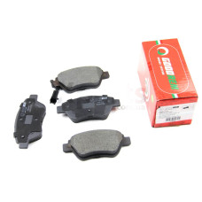 Гальмівні колодки перед. Doblo 01- (Bosch) (122.8x53.6) з датчиком GOODREM RM0154