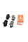 Гальмівні колодки перед. Caddy II/Golf IV 91-06 (TRW) GOODREM RM1256