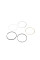 Кільця поршневі VW/Audi 1.9/2.4D/TD (79.5mm/STD) HASTINGSPISTONRING 2C5029