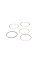 Кільця поршневі Astra/Vectra/Zafira 1.8 95-(80,5mm/STD) HASTINGSPISTONRING 2C5185S