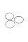 Кільця поршневі Caddy/Golf/Passat 2.0 SDI/TDI 04- (81mm/STD) HASTINGSPISTONRING 2D7255