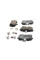 HONDA Колодки гальмівні задн.Accord 1.6-2.2 98- JP-GROUP 3463700210