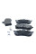 Колодки тормозные (передние) Mitsubishi Carisma 1.6/1.9TD 95-06  KAVO-PARTS KBP5506