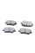 Колодки гальмівні (передні) Nissan Micra IV/V 10-/Note 13- KAVO-PARTS KBP8522