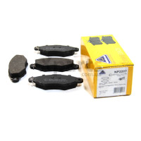 Гальмiвнi колодки перед. Kangoo 97-08 (Bosch) NATIONAL NP2207