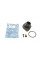 50046 AIC Фланець системи охолодження VW Caddy II/Golf III/IV 1.0-1.6 91-06