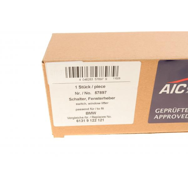 57897 AIC Кнопка склопідйомника BMW X5 (E70)/X6 (E71/E72) 06- (блок)