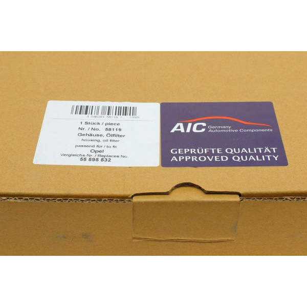 58119 AIC Корпус масляного фільтра (з радіатором) Opel Insignia A/Astra J/Zafira 2.0CDTI 08-